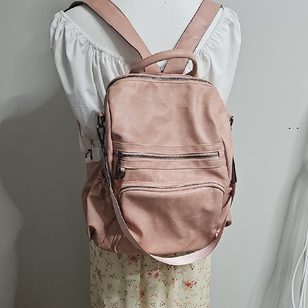 Elegant Blush Backpack for Women